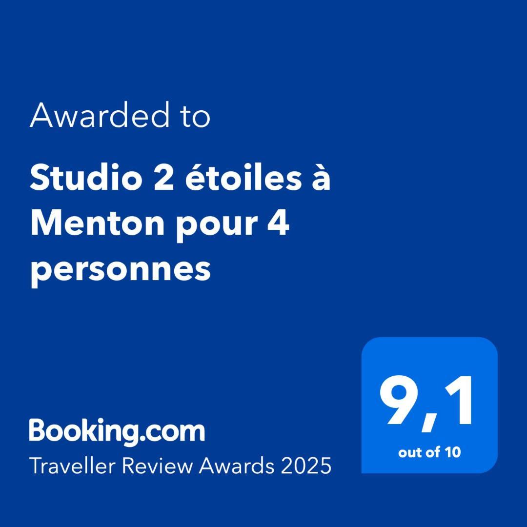 Studio 2 Etoiles A Menton Pour 4 Personnes Luaran gambar